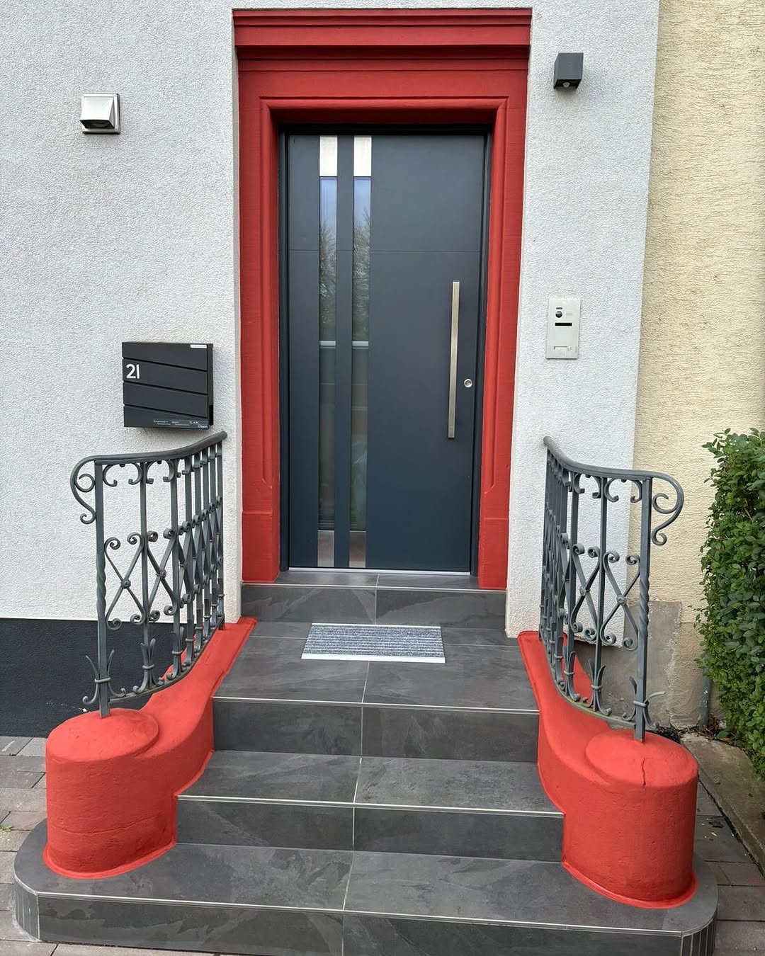 Fließen Haustür