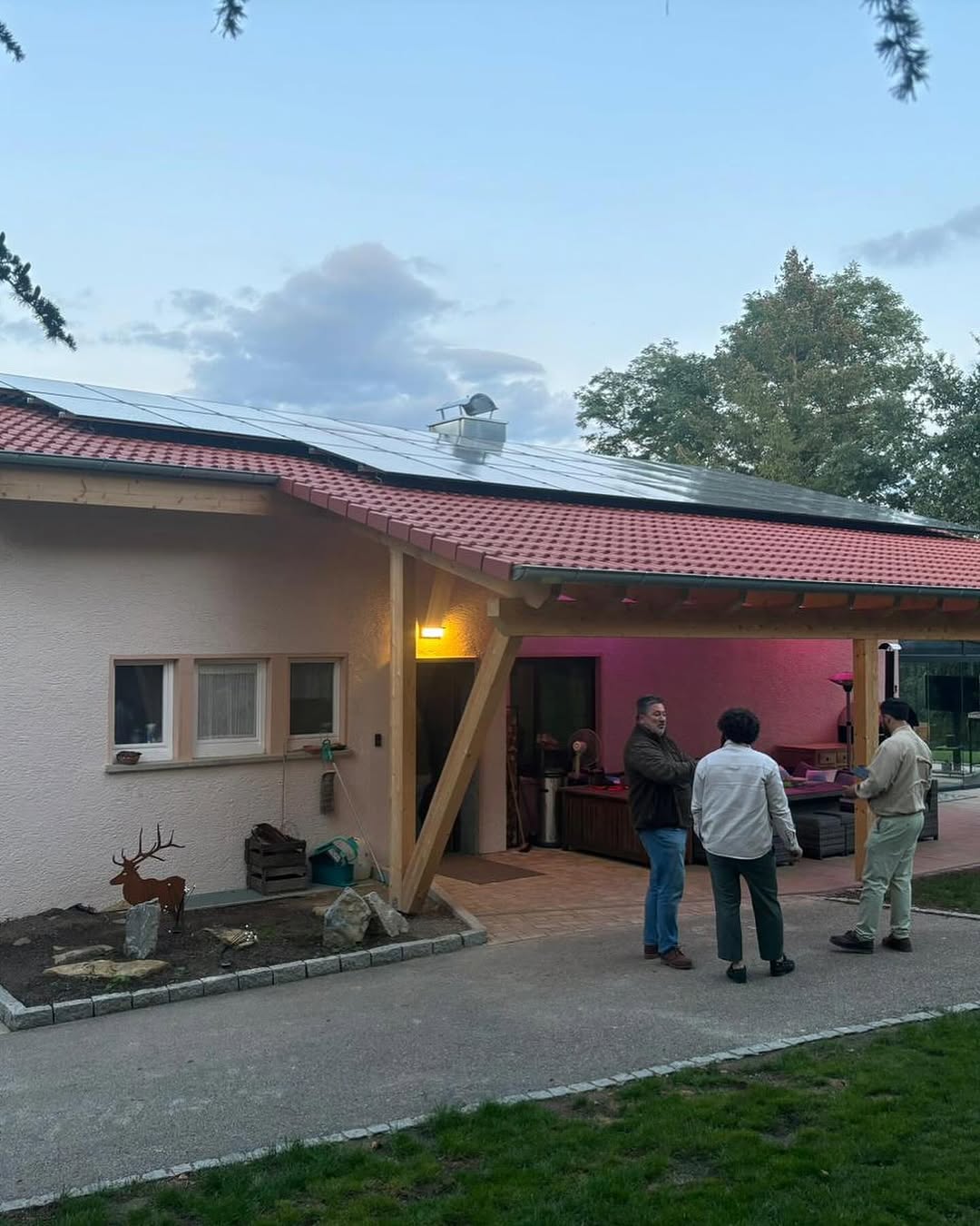 Aussenanlage und Dach saniert